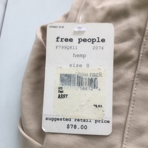 Free People Relaxed Fit Super Soft Harem Leggings Size Small NWT - Picture 3 of 10